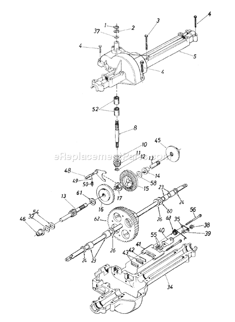 Page G Diagram and Parts List for 13AD674G401 1998 Yard Man Lawn Tractor